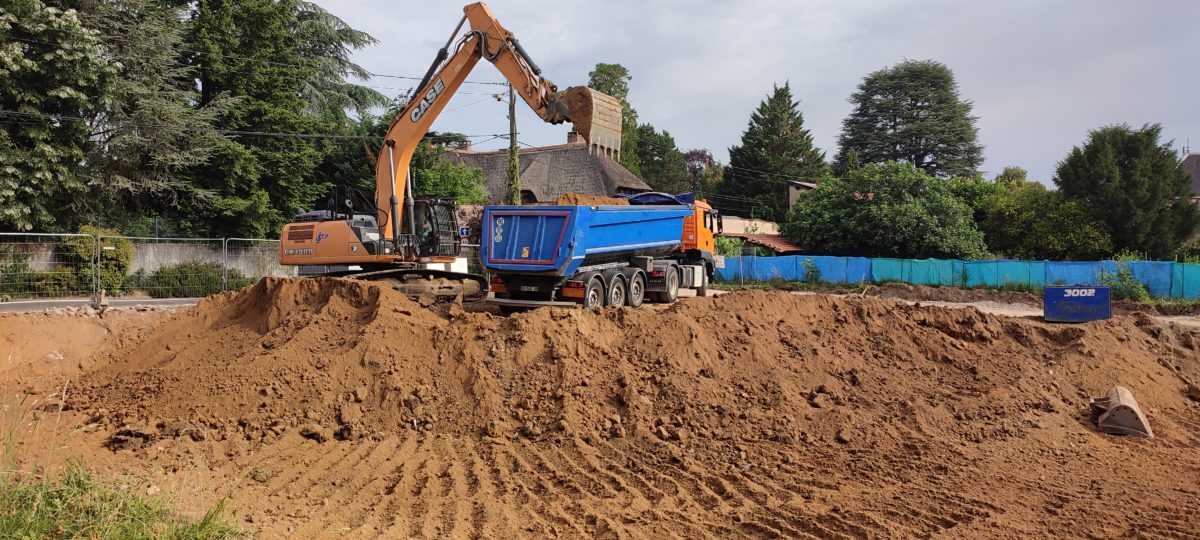 Construction de la Villa Randin à Ecully